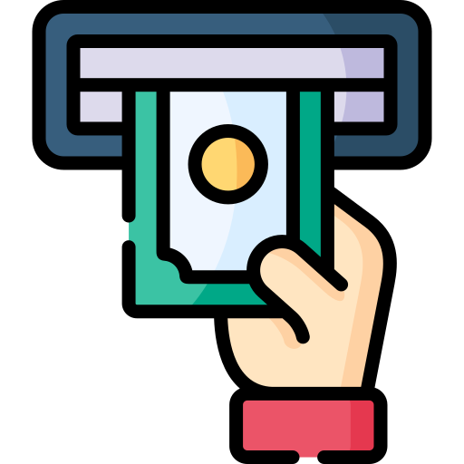 Withdraw earnings icon